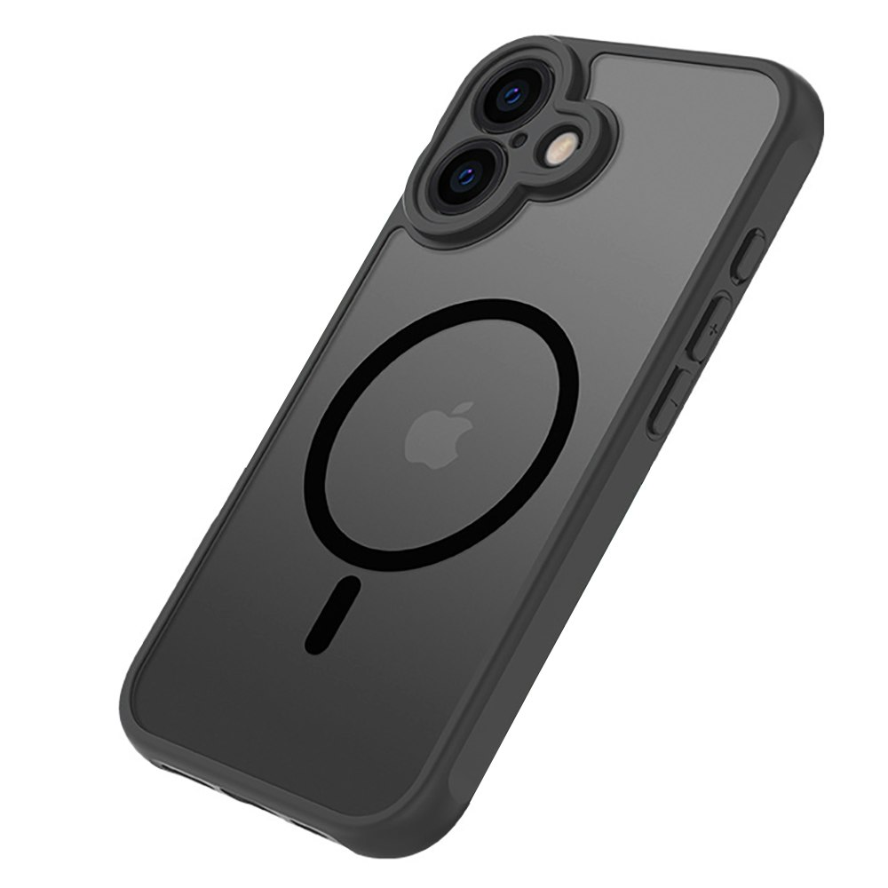 iPhone 16 Plus MagSafe silikonskal i svart färg