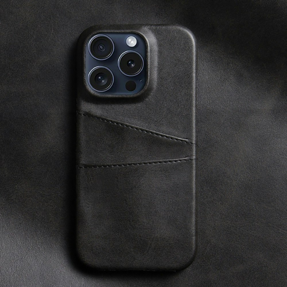 iPhone 16 Pro Max Skal med Kortfack-Svart