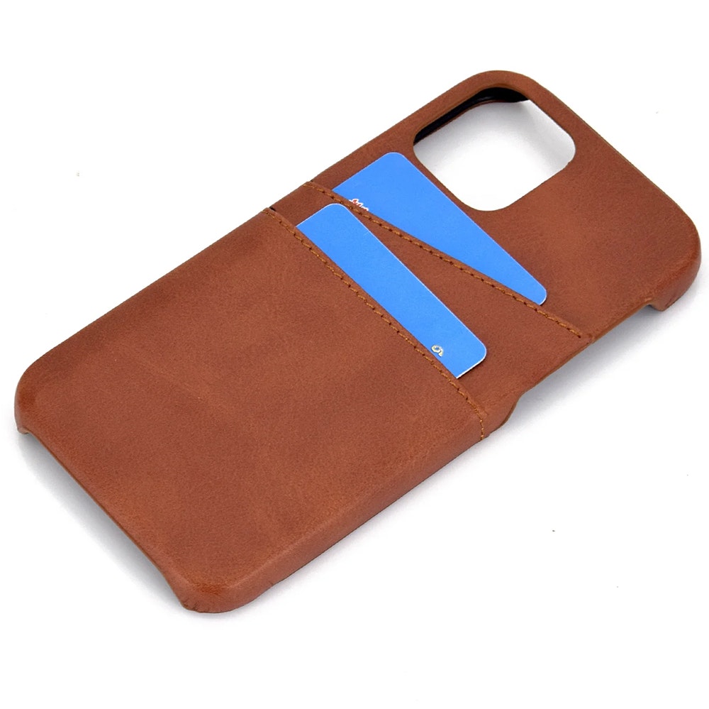 iPhone 16 Pro Max Skal med Kortfack-Brun