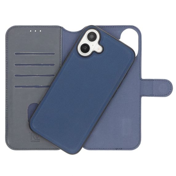 iPhone 16 Plånboksväska Magnet Abyss Blue