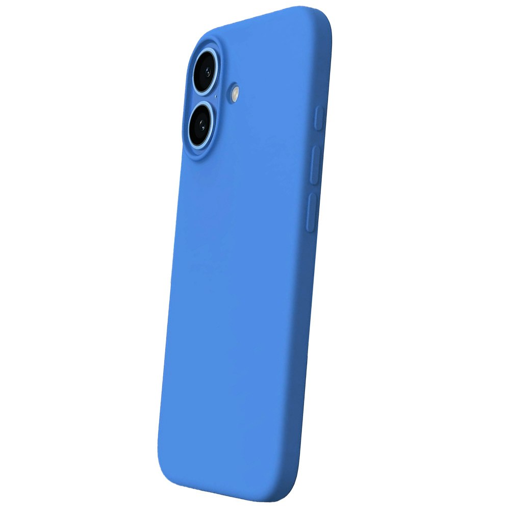 iPhone 16 Plus MC Silikonskal Blå färg