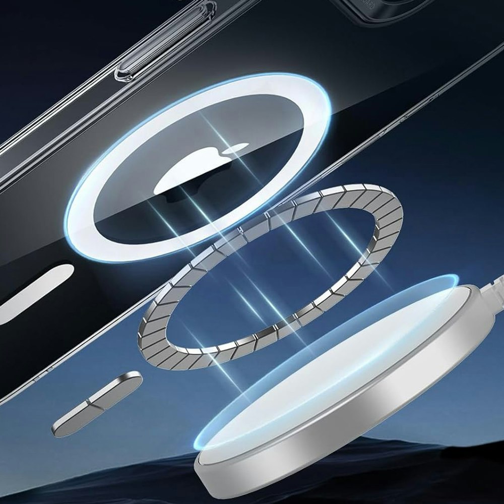 iPhone 16e PC Magnetic Wireless Charging | Transparent