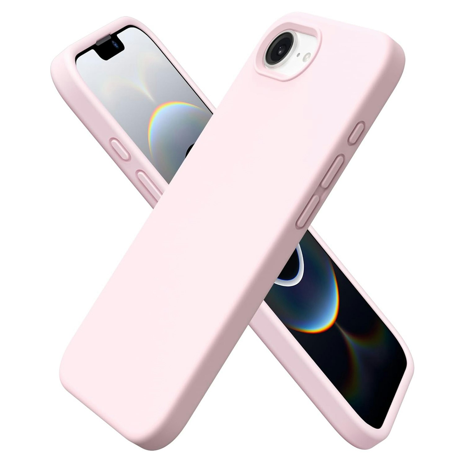iPhone 16e MC Silikonskal Blush Pink