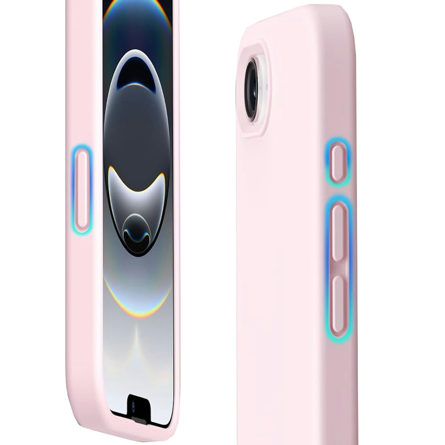 iPhone 16e MC Silikonskal Blush Pink