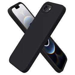 iPhone 16e MC Silikonskal i svart färg