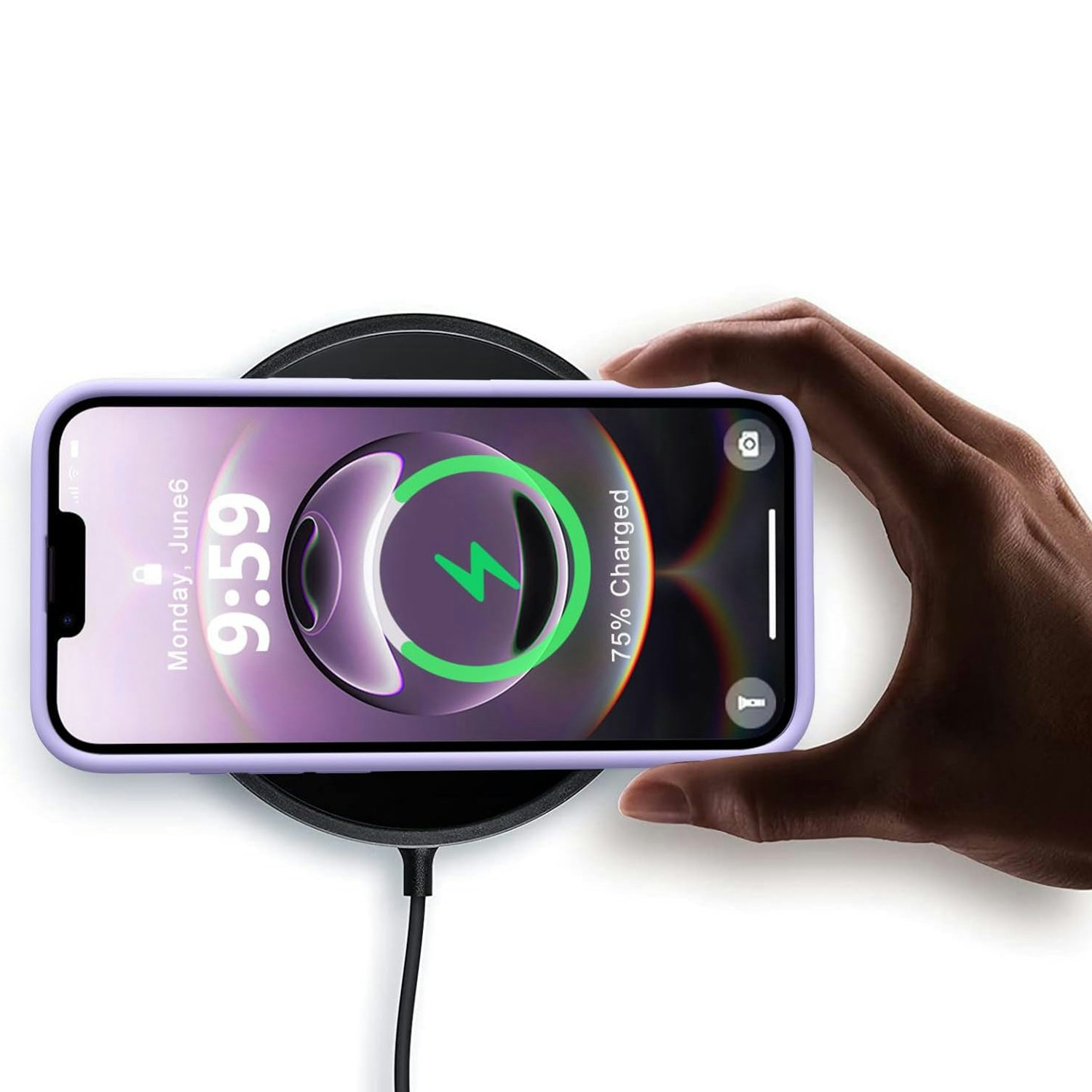 iPhone 16e MC Silikonskal Lavender