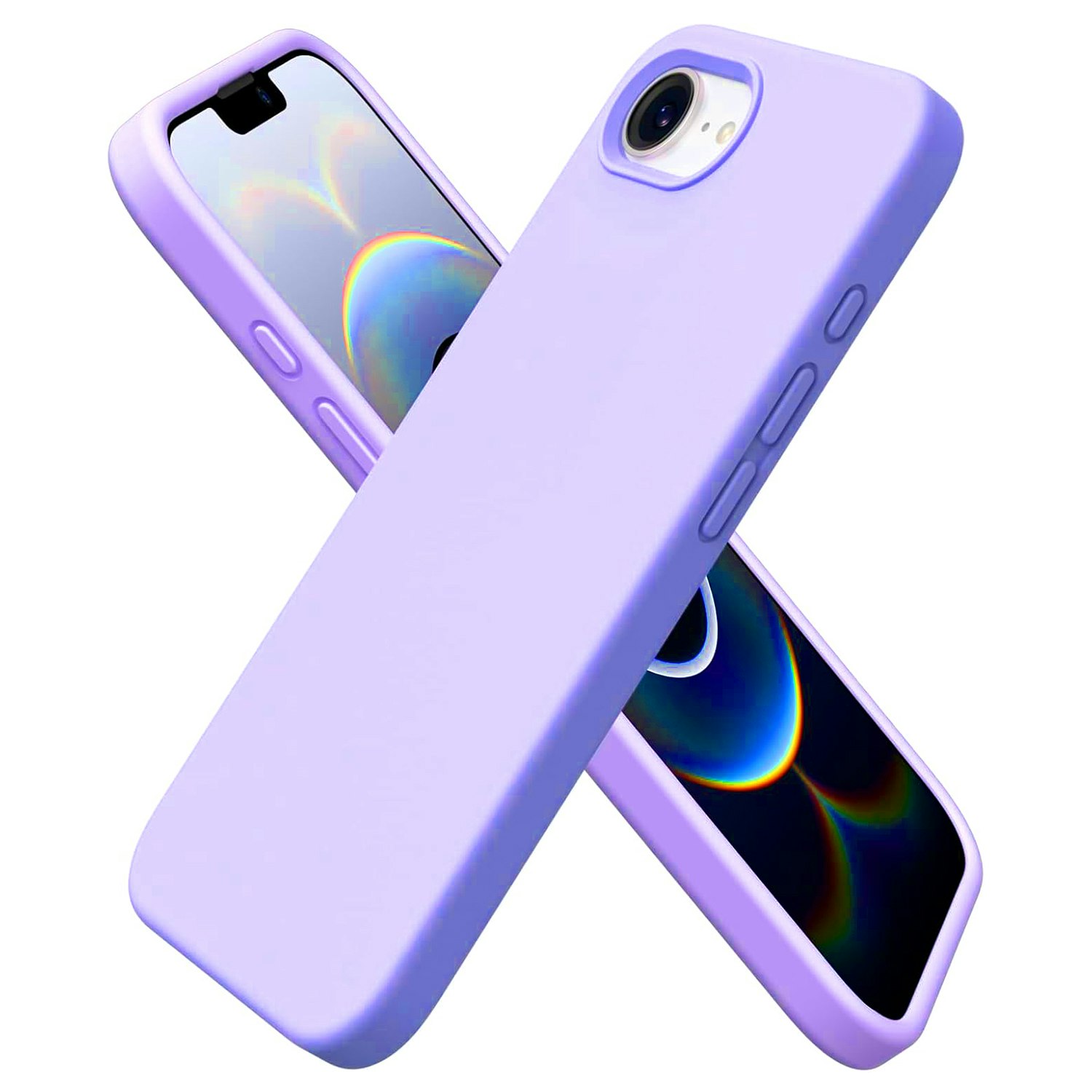 iPhone 16e MC Silikonskal Lavender