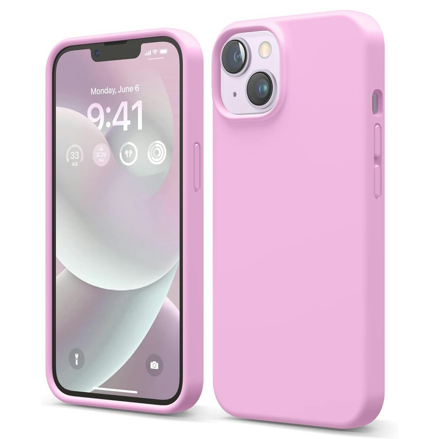 iPhone 13 MC Silikonskal Rosa