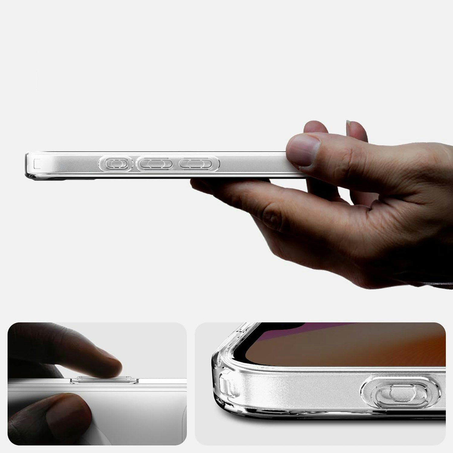 iPhone 16e skal-Genomskinligt