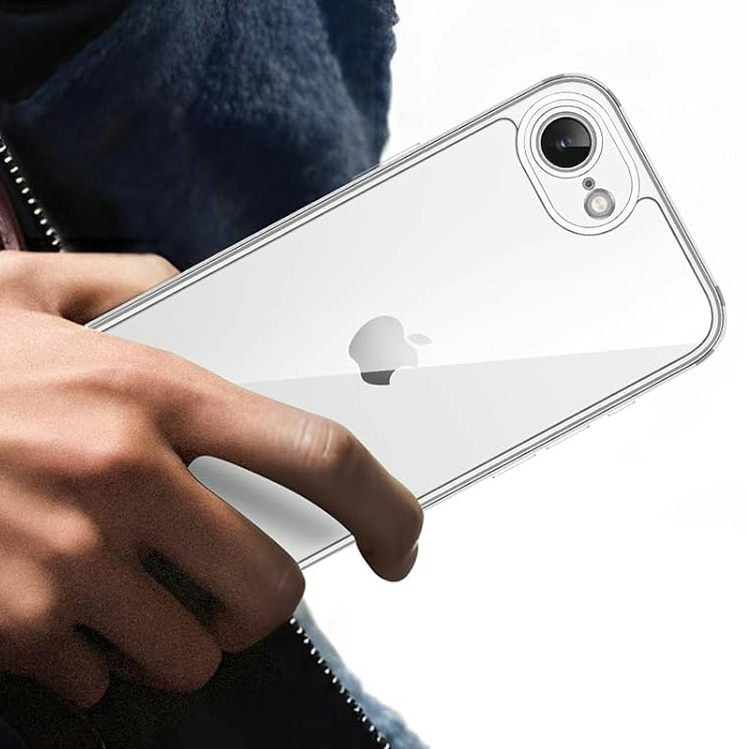 iPhone 16e skal-Genomskinligt