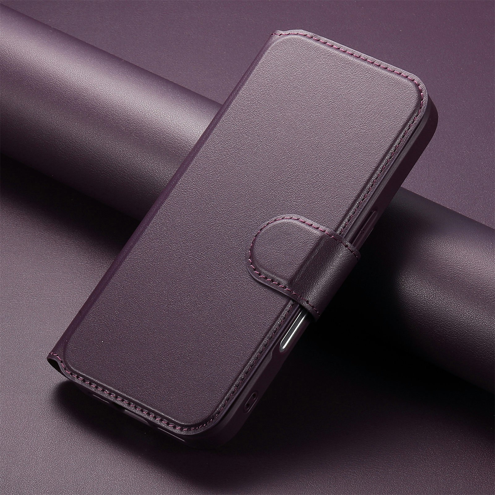 iPhone 13 Plånbok med MagSafe-skal & fingerband Lila