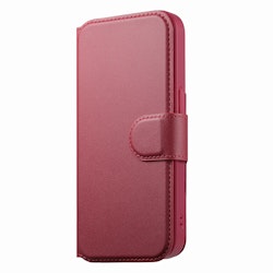 iPhone 12-12 Pro Plånbok med MagSafe-skal & fingerband Röd