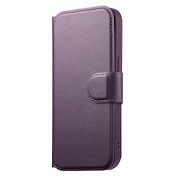 iPhone 12-12 Pro Plånbok med MagSafe-skal & fingerband Lila