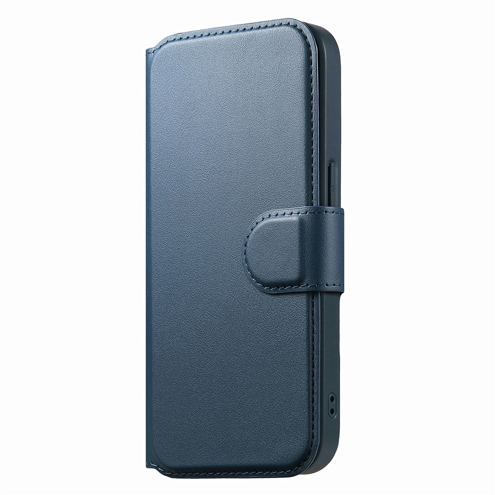 iPhone 12-12 Pro Plånbok med MagSafe-skal & fingerband Blå