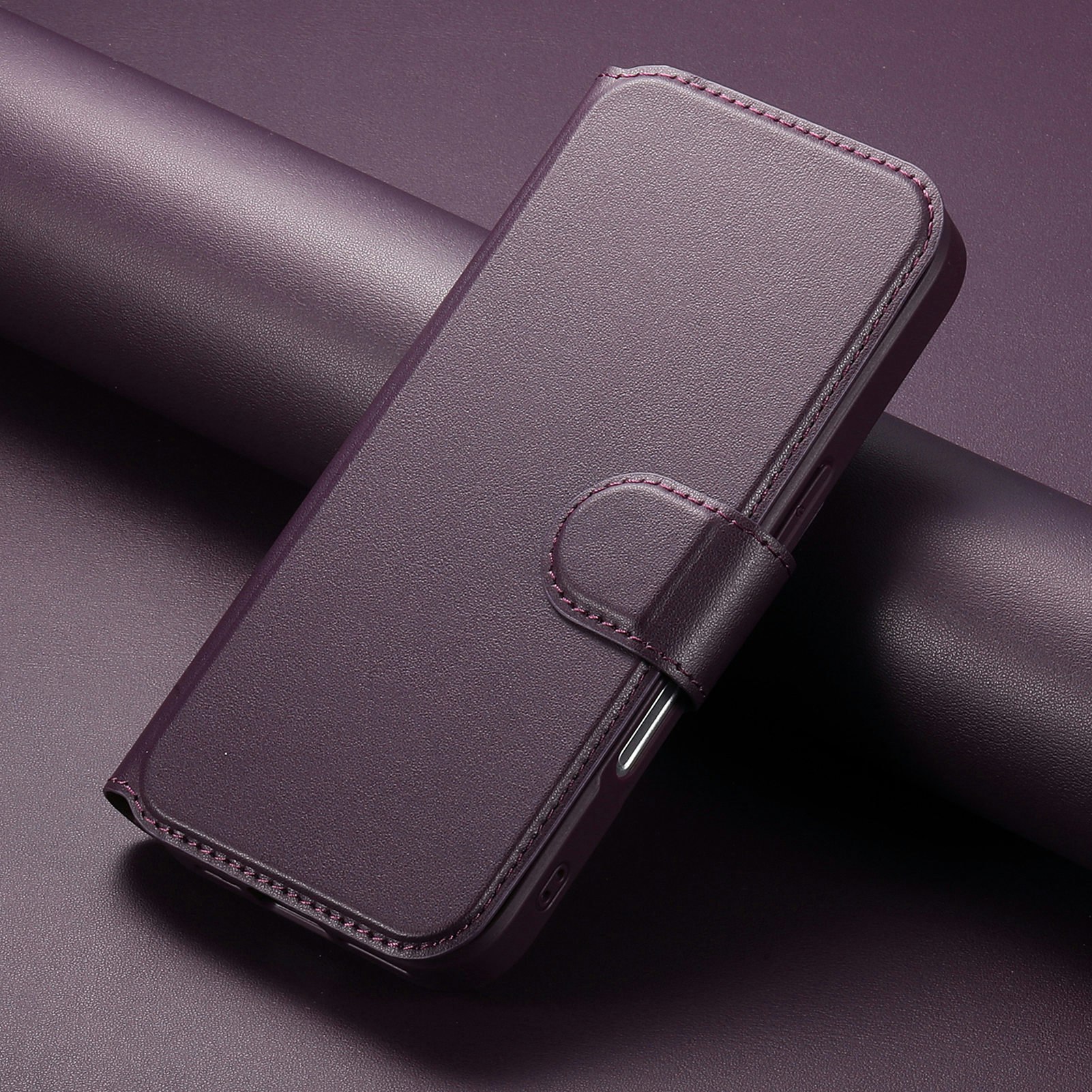 iPhone 16 Pro Plånbok med MagSafe-skal & fingerband Lila