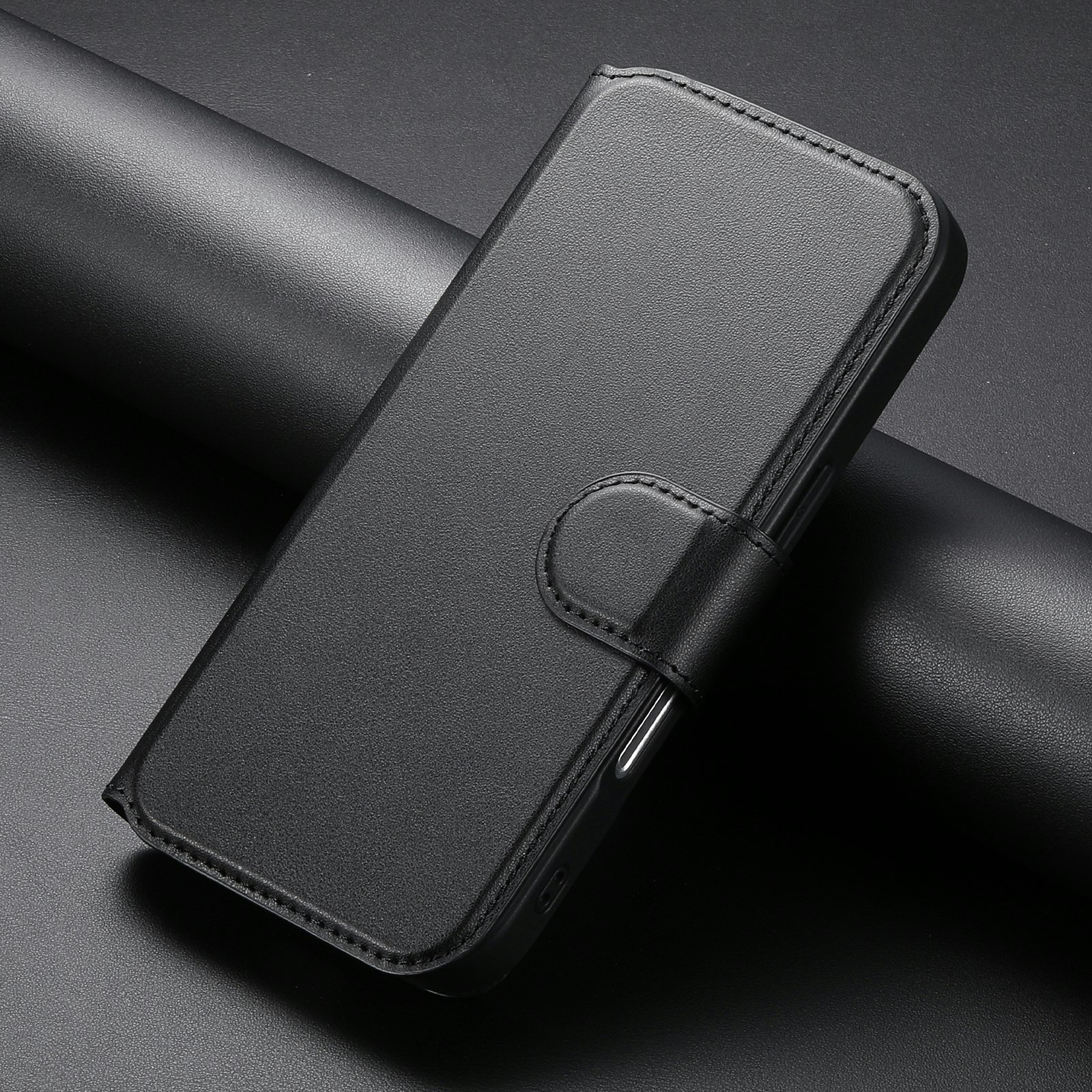 iPhone 16 Plånbok med MagSafe-skal & fingerband Svart