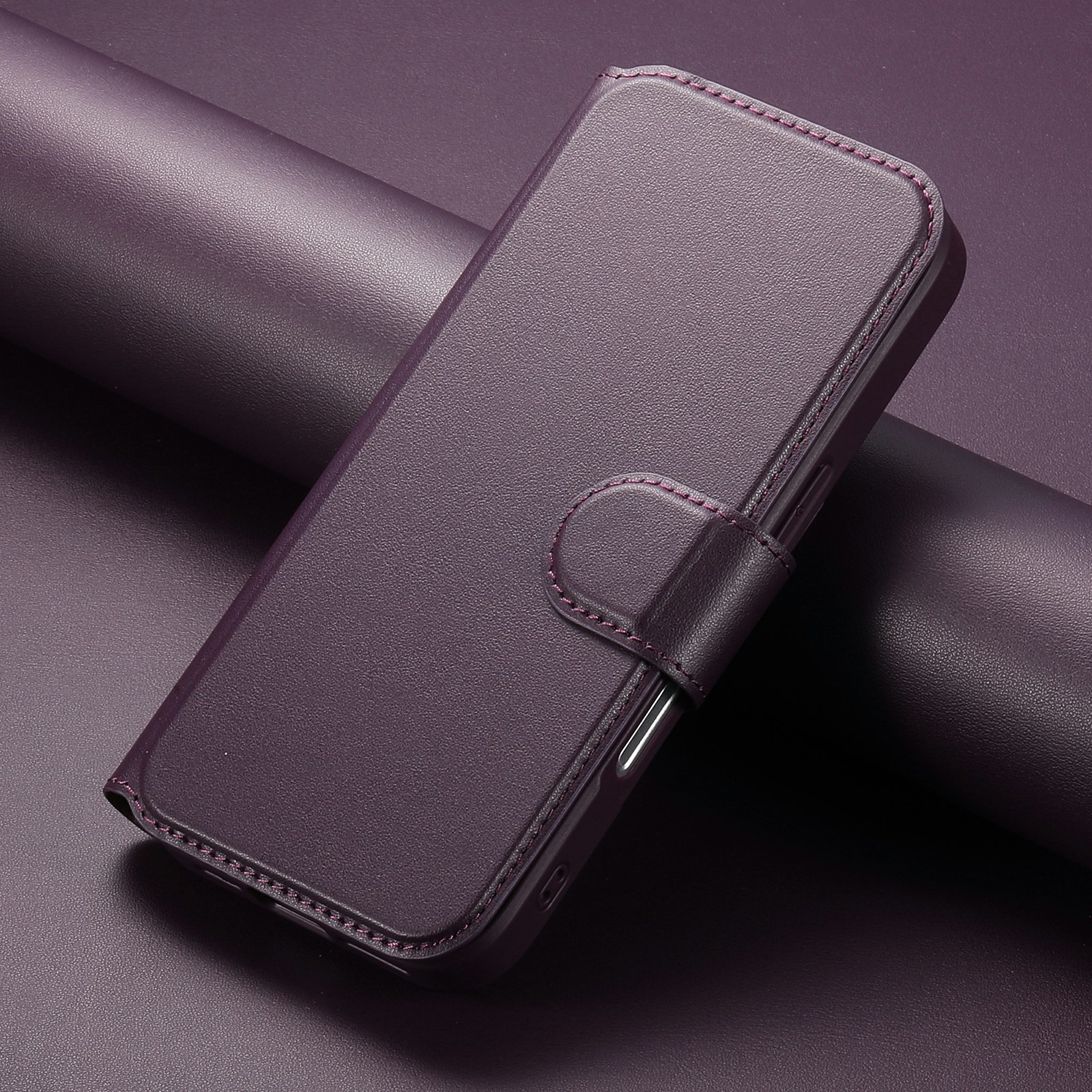 iPhone 16 Plånbok med MagSafe-skal & fingerband Lila