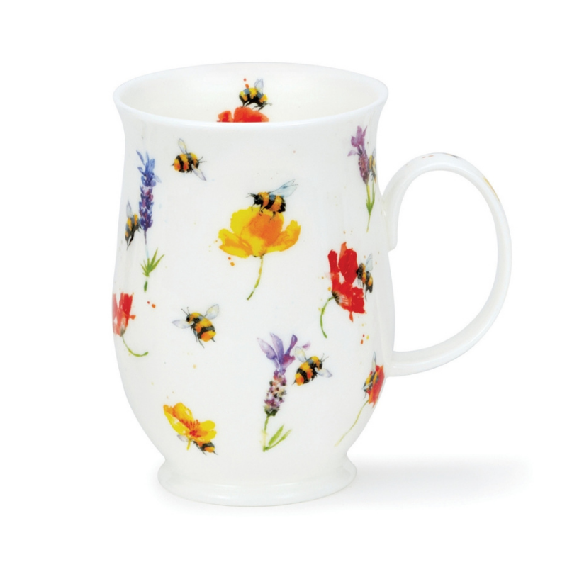 Mugg benporslin högsta kvalitet tillverkaren Dunoon design Sweet Nectar Bi