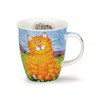 Mugg benporslin högsta kvalitet tillverkaren Dunoon design Happy Cats B