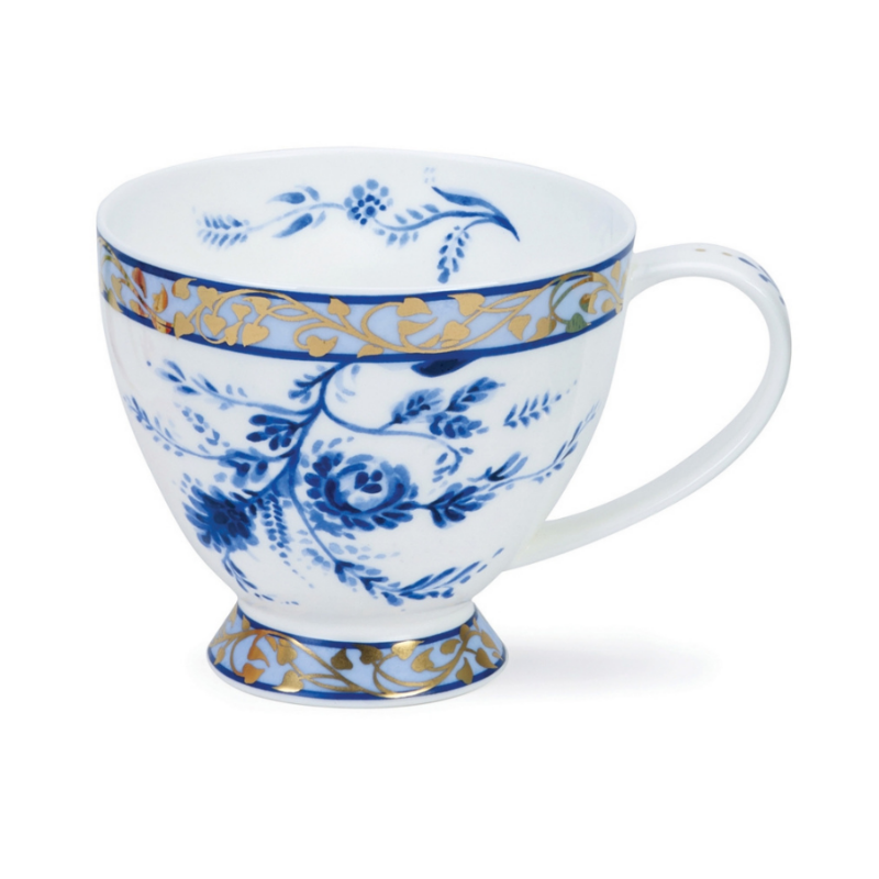 Mugg benporslin högsta kvalitet tillverkaren Dunoon design Delft Blue