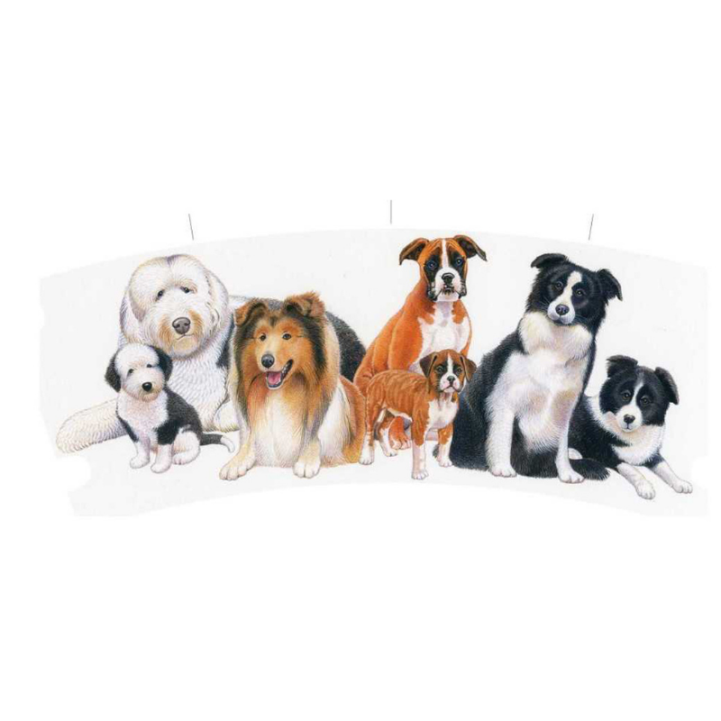 Mugg Benporslin Dogs & Puppies A (Cairngorm) - Rymmer 4,8 dl
