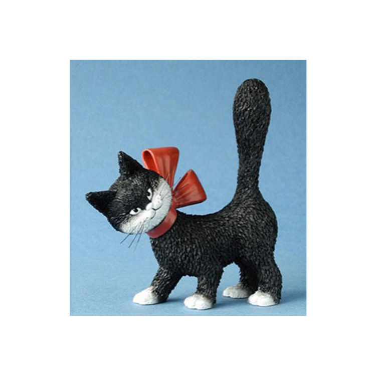 Dubout kattfigurin La Minette svart