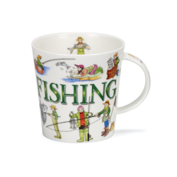 Mugg Benporslin Sporting Antics Fishing (Cairngorm) - Rymmer 4,8 dl