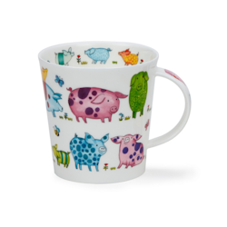 Mugg Benporslin Bright Bunch Pig (Cairngorm) - Rymmer 4,8 dl