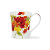 Mugg Benporslin Inky Florals Red (Jura) - Rymmer 2,1 dl