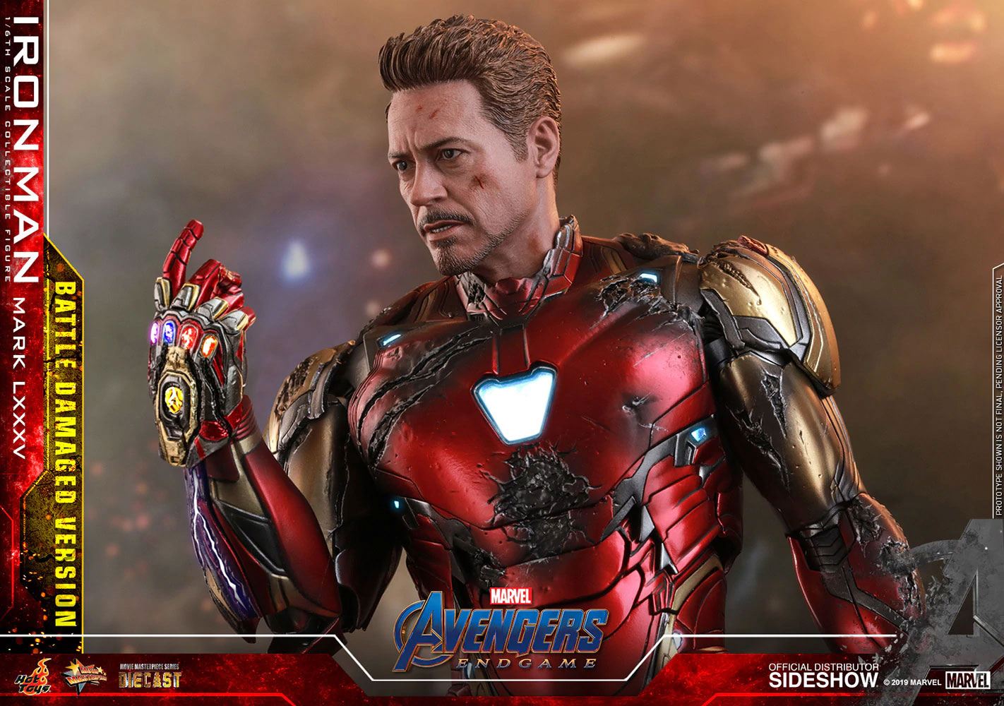 Avengers: Endgame - Diecast Iron Man Mark LXXXV Battle Damaged MMS - 1/6