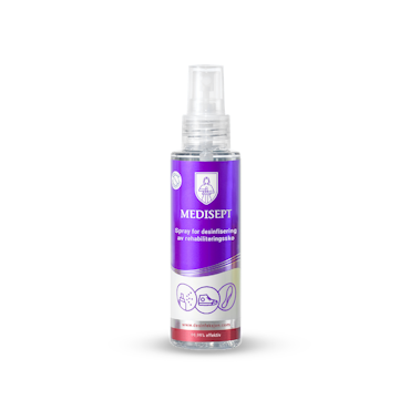 Sko desinfisering  100ml eliminerer lukt,  bakterier og sopp. Les mer
