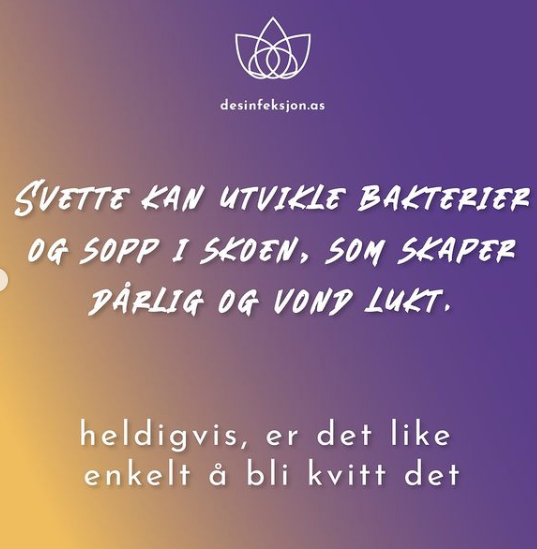 Supertilbud  - 6 stk. eliminerer lukt, bakterier og sopp.  Polsk etikett m/ Norsk klistremerke. Les mer