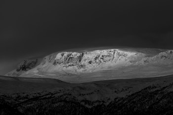 Hallingskarvet sett fra Kikut