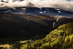 Hallingskarvet fotografert fra Hovet