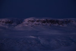 Hallingskarvet sett fra Ustetind, farge.