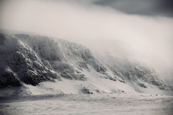 Hallingskarvet fotografert fra Hellevatnet II