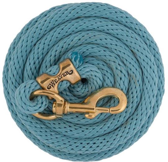 Horse Lead 7 1/2 Foot Rope  Brass Snap 