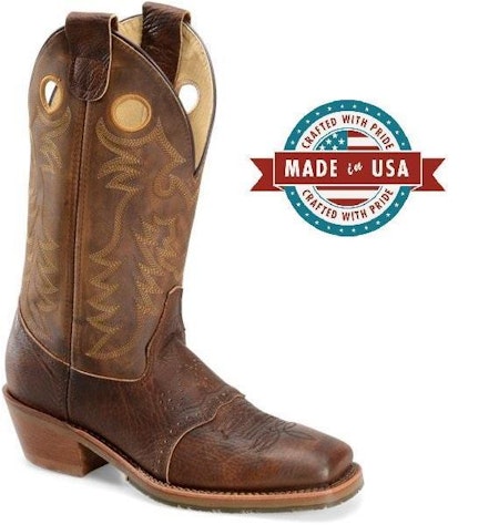 Herr - Buckaroo Boot Sq Toe OAK ICE