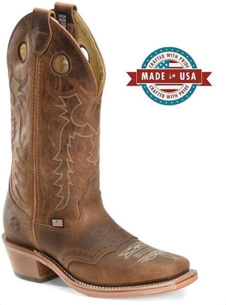 Herr - Buckaroo Boot Sq Toe OAK ICE/Leather
