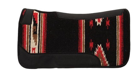 Contoured Single Weave Wool Blend Felt Saddle Pad