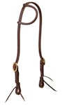 Working Tack Sliding Ear Headstall, 5/8"