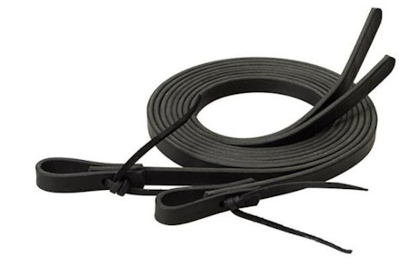 5/8X7' LL SPLIT REINS, BLACK