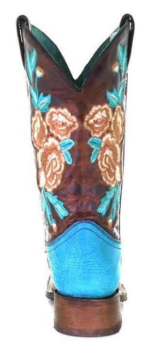 Corral Rodeo Roses Turquoise