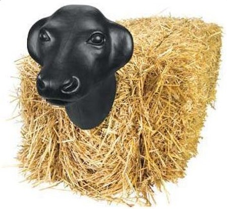 PLASTIC CALF HEAD ROPING DUMMY