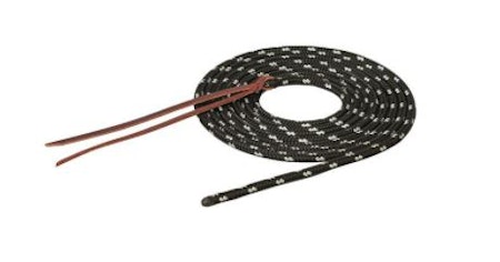 12' REFLCTIVE ROPE LEAD, BLACK