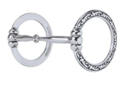 BIT, FLORAL RING,SNAFFLE MOUTH