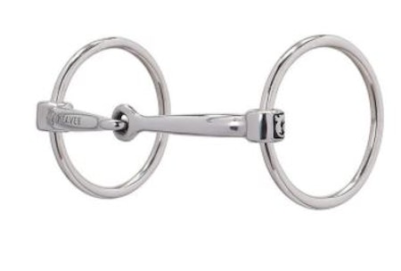 JW BIT, RING SNAFFLE, SS