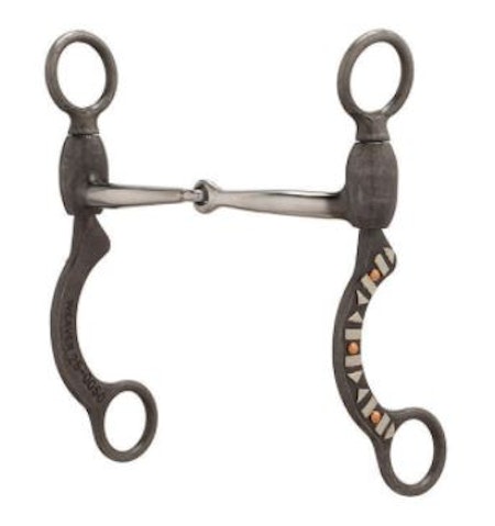 BUF BK S-SHANK 2PC SNAFFLE BIT