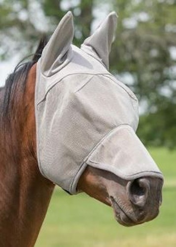 NOSE & EAR COVERED FLY MASK