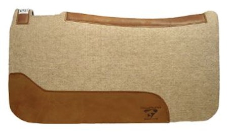 Diamond Wool - Contoured 1" Tan & Brn Wool Felt 32x32 w/ WL's